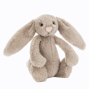 Jellycat Bashful Beige Bunny 7.1x3.5x3.1" Soft & Plush BNWT Authentic